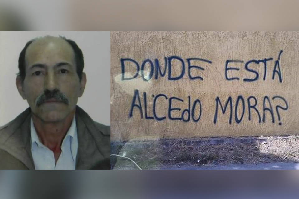 Alcedo Mora desaparecido
