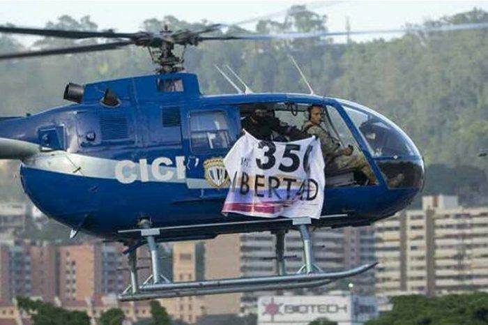 Óscar Pérez exinspector Cicpc helicóptero Junio 2017