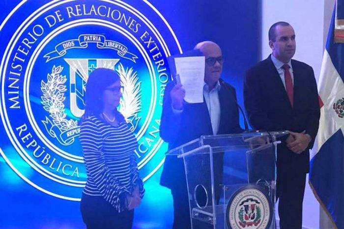 Jorge Rodríguez Delcy Rodríguez Negociación República Dominicana