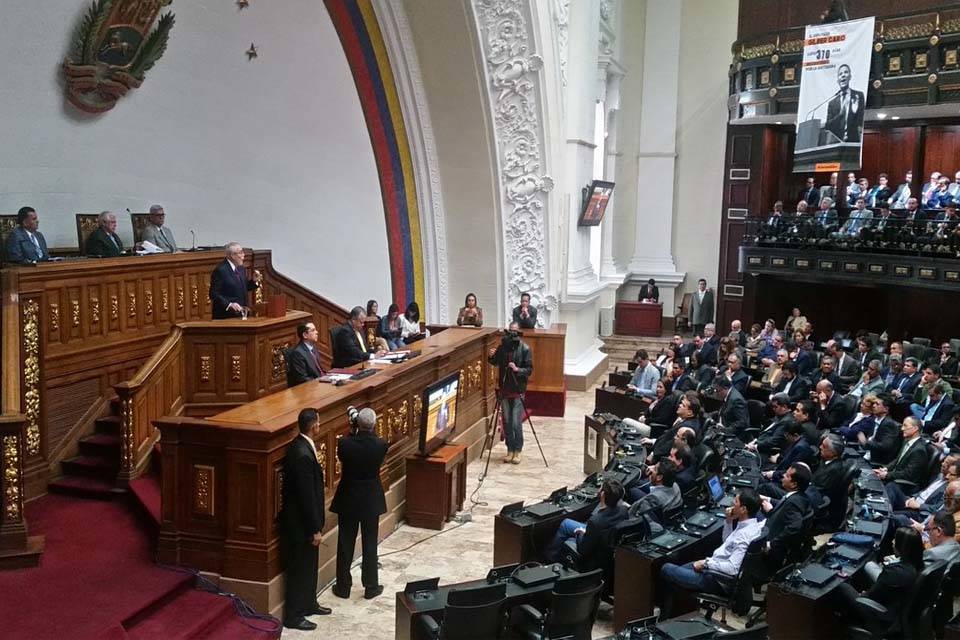 Asamblea Nacional 23 Enero 2018 Ramón Guillermo Aveledo