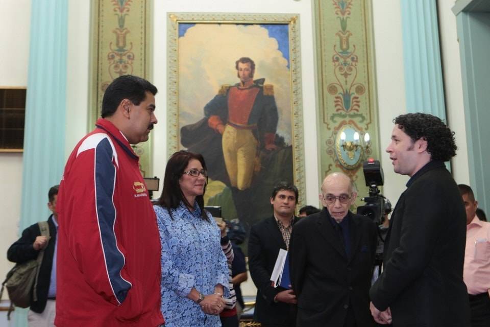 Gustavo Dudamel Nicolás Maduro