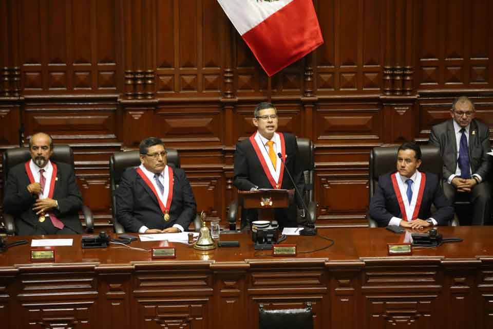 Presidente Congreso de Perú Luis Galarreta Velarde