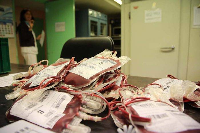 Bolsas bancos de sangre