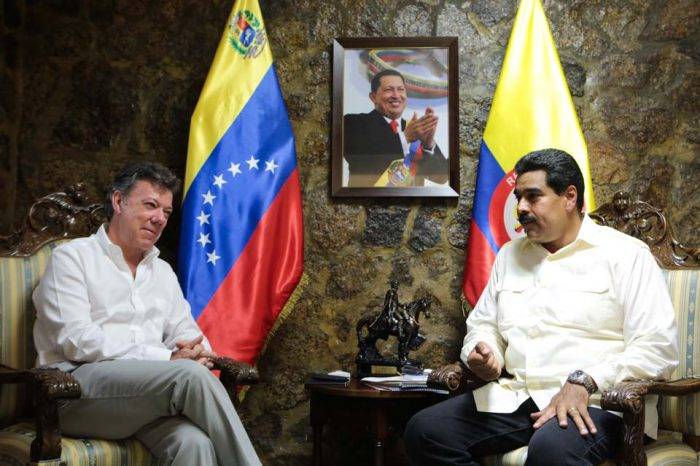 Juan Manuel Santos Nicolás Maduro