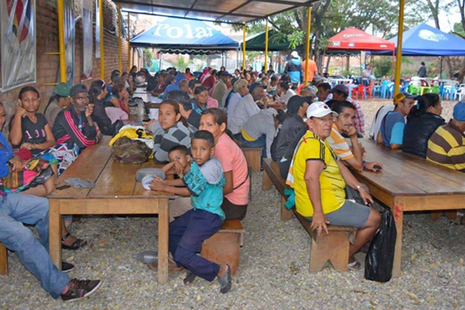 Centro para migrantes venezolanos en Cúcuta