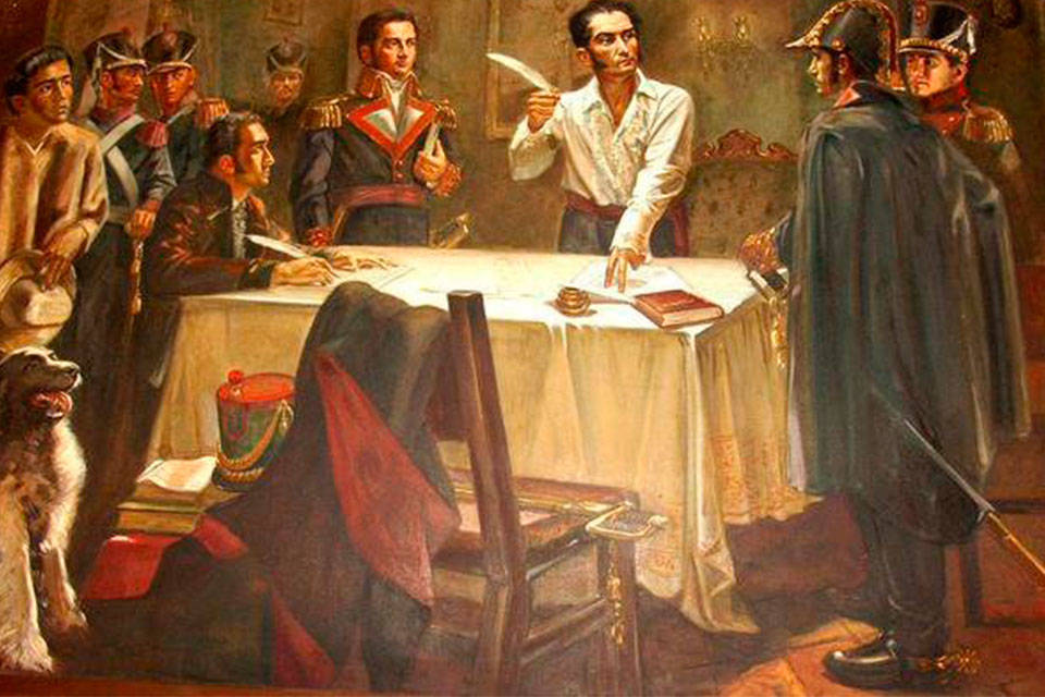 Simón Bolívar Decreto de guerra a muerte