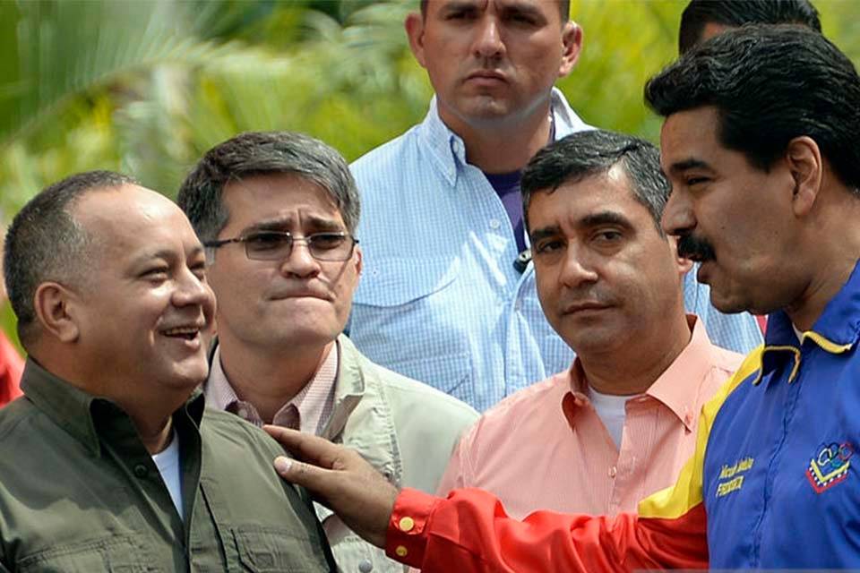 Diosdado Cabello Nicolás Maduro Miguel Rodríguez Torres