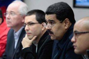 Jorge Arreaza Nicolás Maduro Rafael Ramírez Héctor Rodríguez
