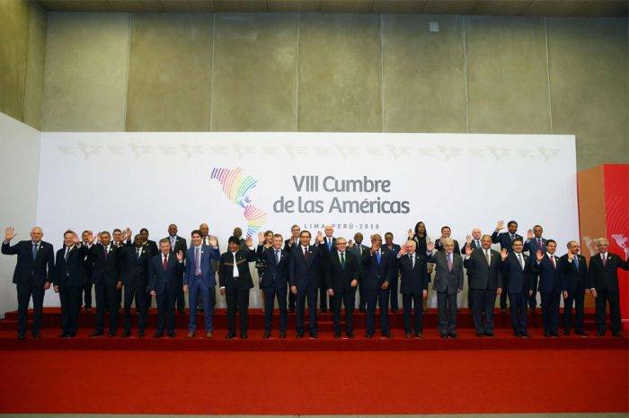 Cumbre de Lima 2018. Foto: EFE
