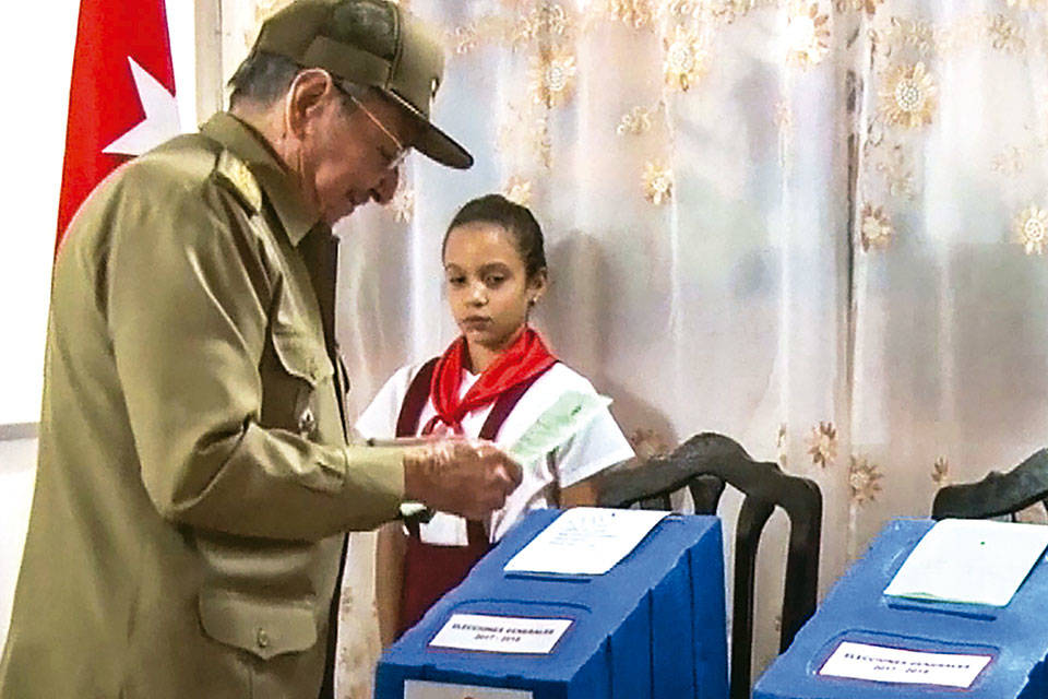 Elecciones en Cuba. Foto: Página Siete
