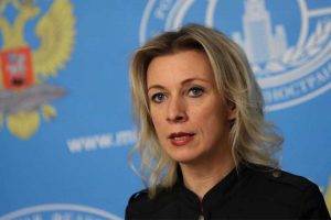 Portavoz cancillería Rusia María Zajárova