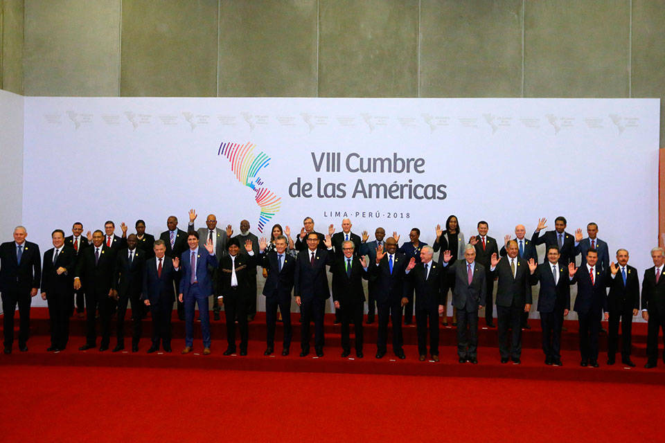 VIII Cumbre de las Américas. Foto: Noticias SIN