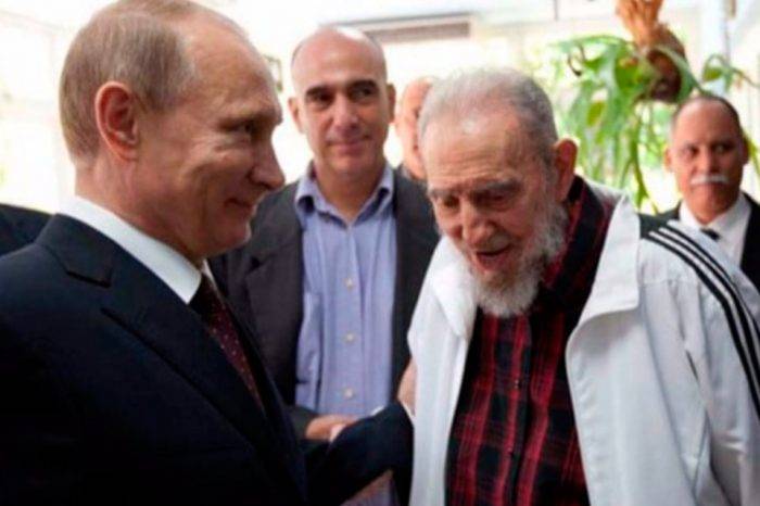 Vladimir Putin y Fidel Castro. Foto: Rpp Noticias