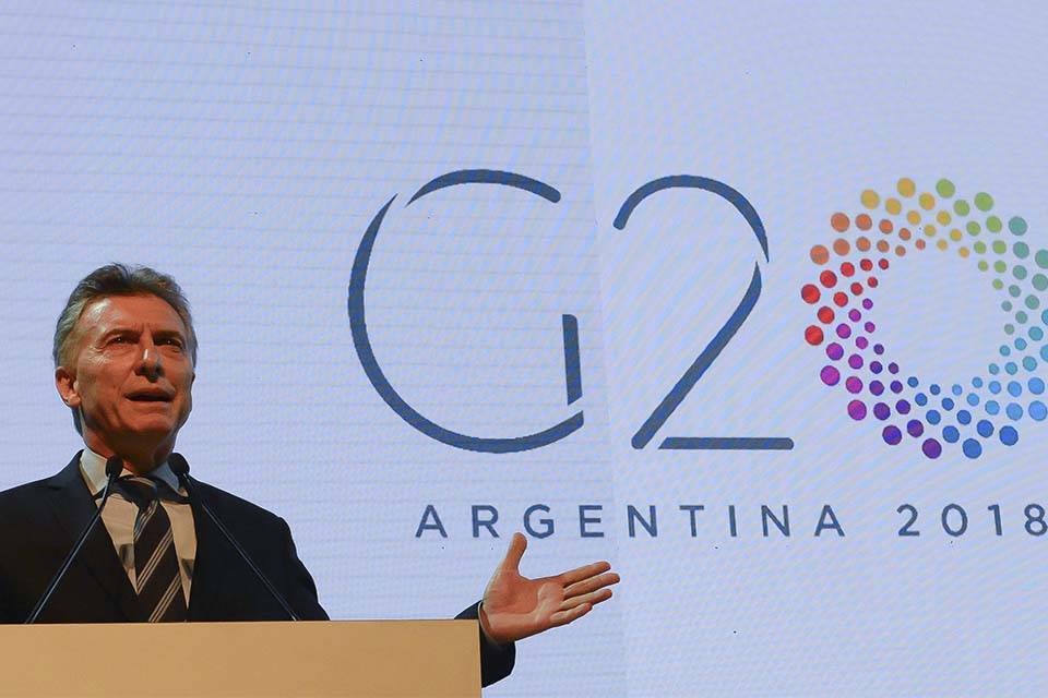 Macri en reunión de cancilleres del G20