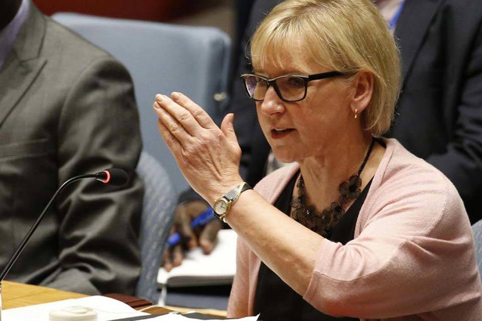 Ministro De Asuntos Exteriores De Suecia Margot Wahlstrom