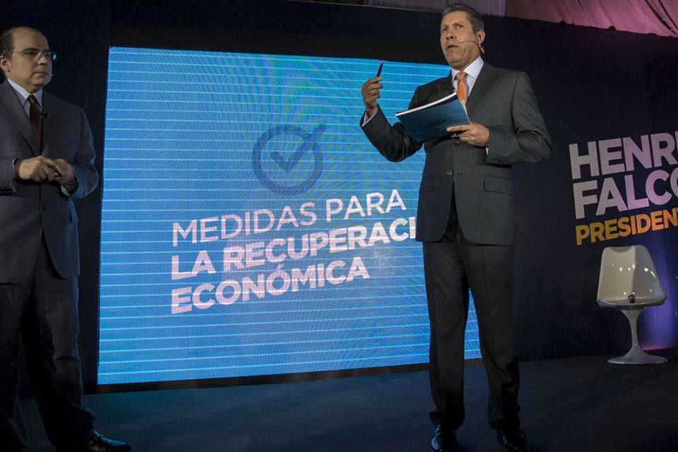 Francisco Rodríguez y Henri Falcón