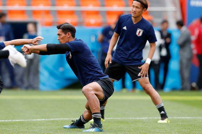 Japón entrenando. Rusia 2018