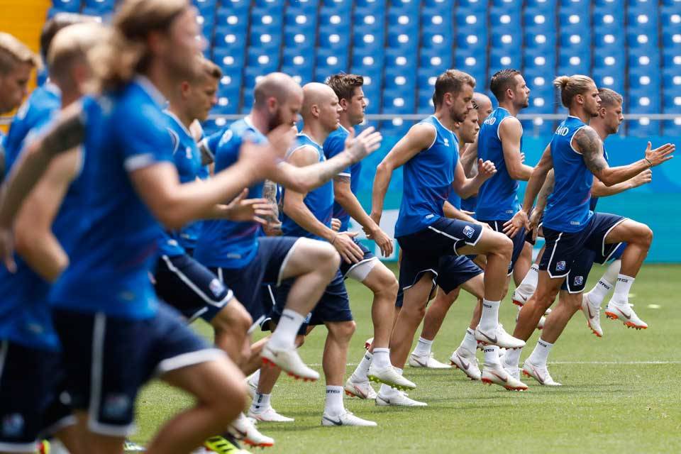 Islandia entrenamiento. Rusia 2018