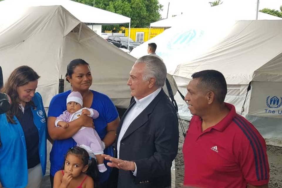 Michel Temer migrantes venezolanos Brasil