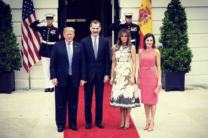 Donald Trump Rey Felipe España