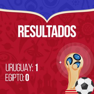 Resultados Uruguay vs Egipto