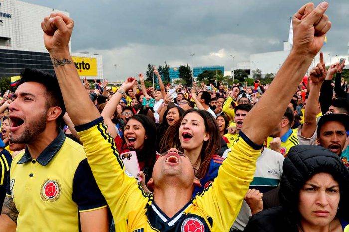 Fanáticos de Colombia. Rusia 2018