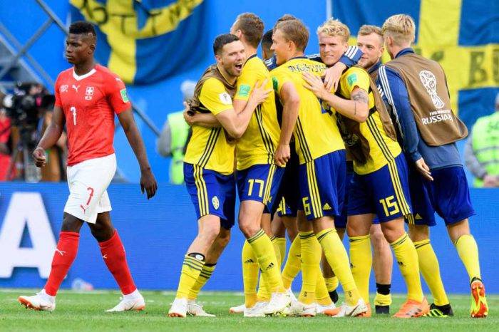 Suecia vs Suiza. Rusia 2018
