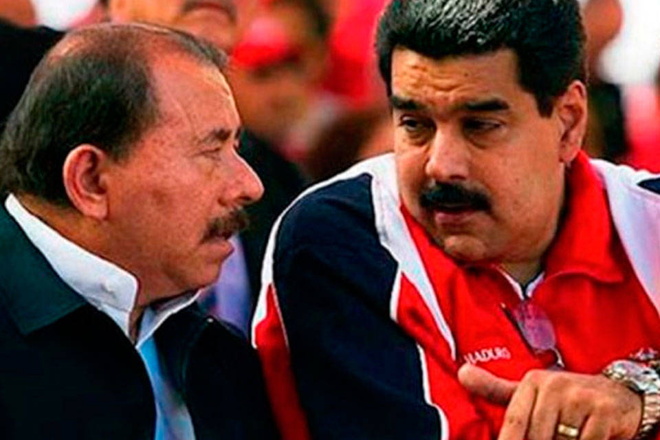 Daniel Ortega y Nicolás Maduro. Foto: autodomomento.com