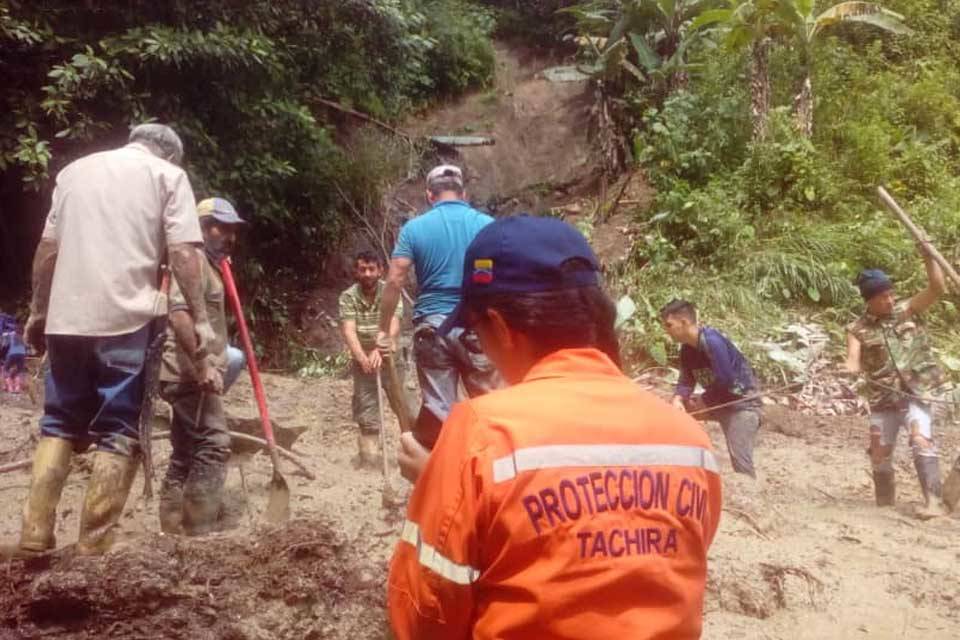 Protección Civil Lluvias Táchira