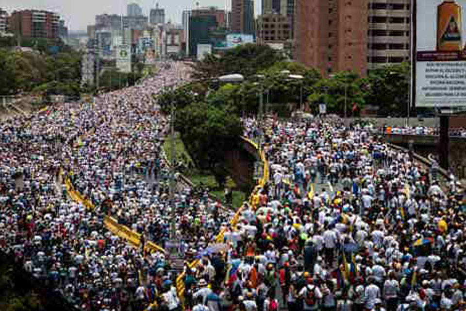 Mega marcha. Foto: Actualidad y Gente