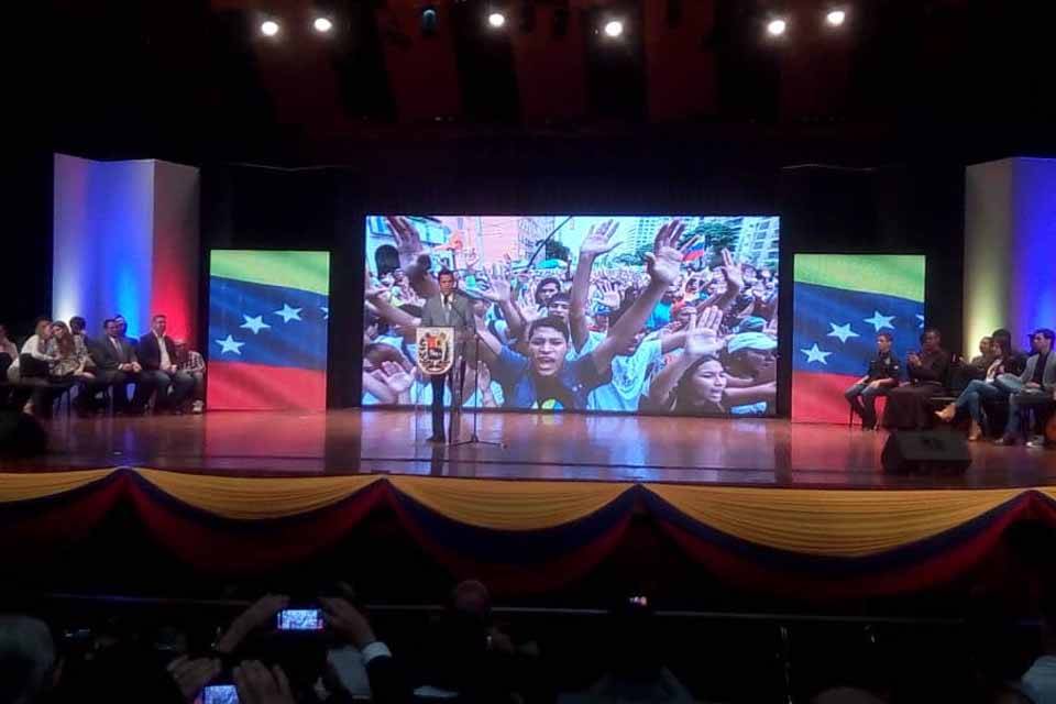 Juan Guaidó Aula Magna UCV