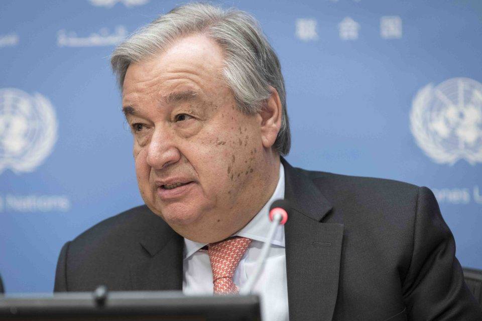 ONU y OPS Antonio Guterres