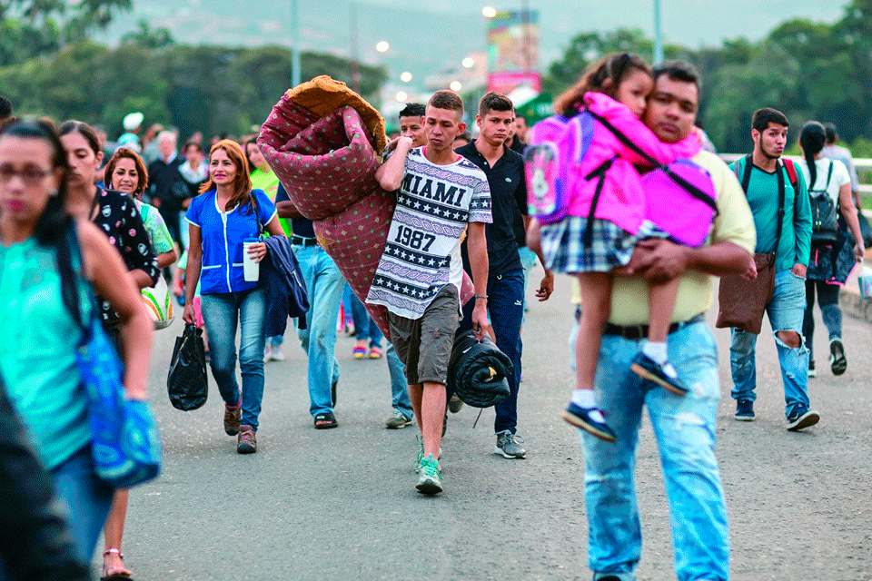 venezolanos migración fondos de la onu