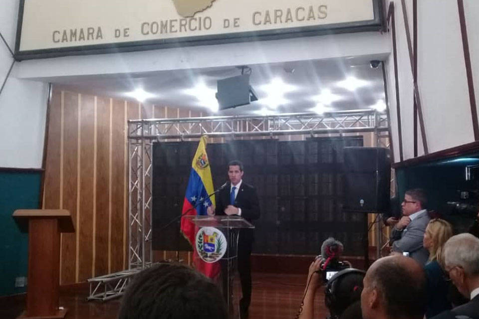Juan Guaidó Cámara de Comercio