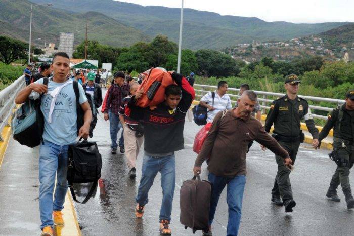 migrantes venezolas colombia