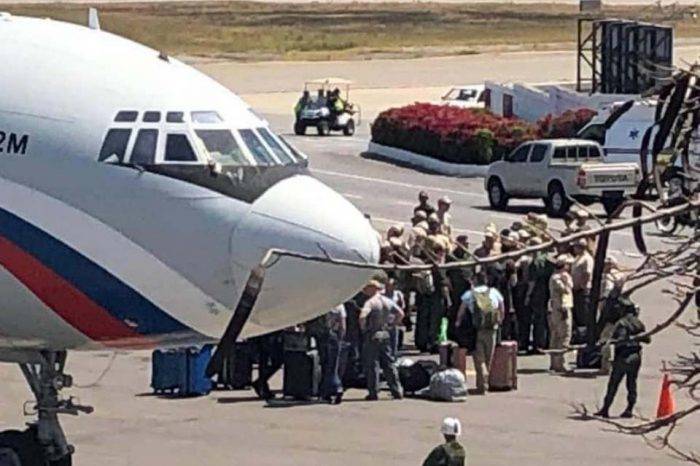 Avión ruso en Venezuela