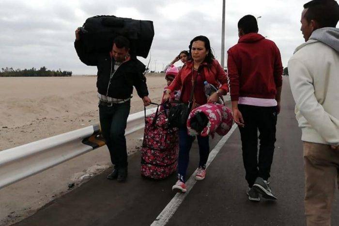 Venezolanos Chile migrantes