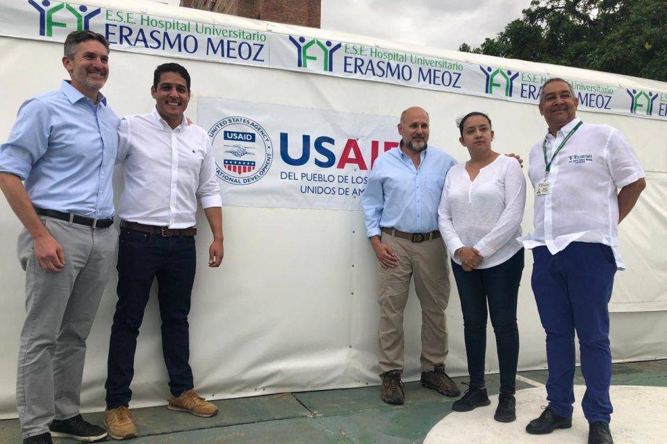 Inauguran extensión de la emergencia del hospital en Cúcuta para atención de venezolanos que cruzan la frontera por las carencias del sistema de salud pública de Venezuela