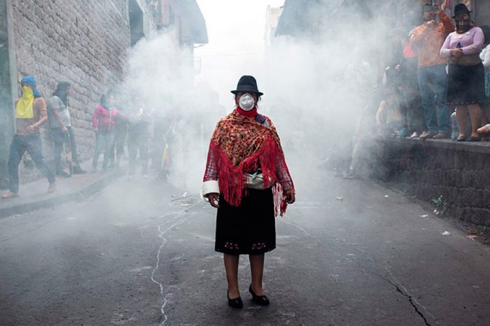 Protestas indígenas en Ecuador