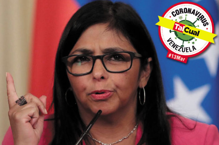 Delcy Rodríguez no reporta ningún caso de coronavirus