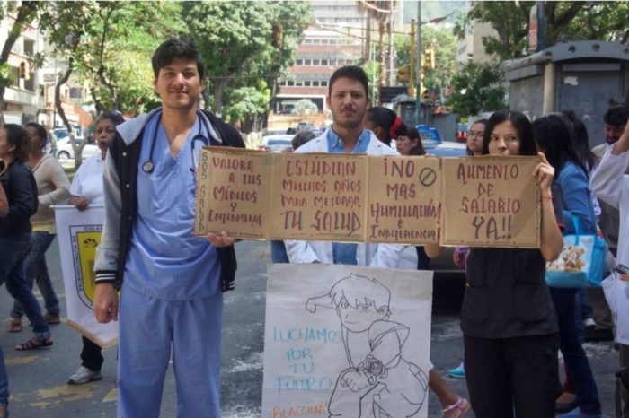 Protesta del sector Salud