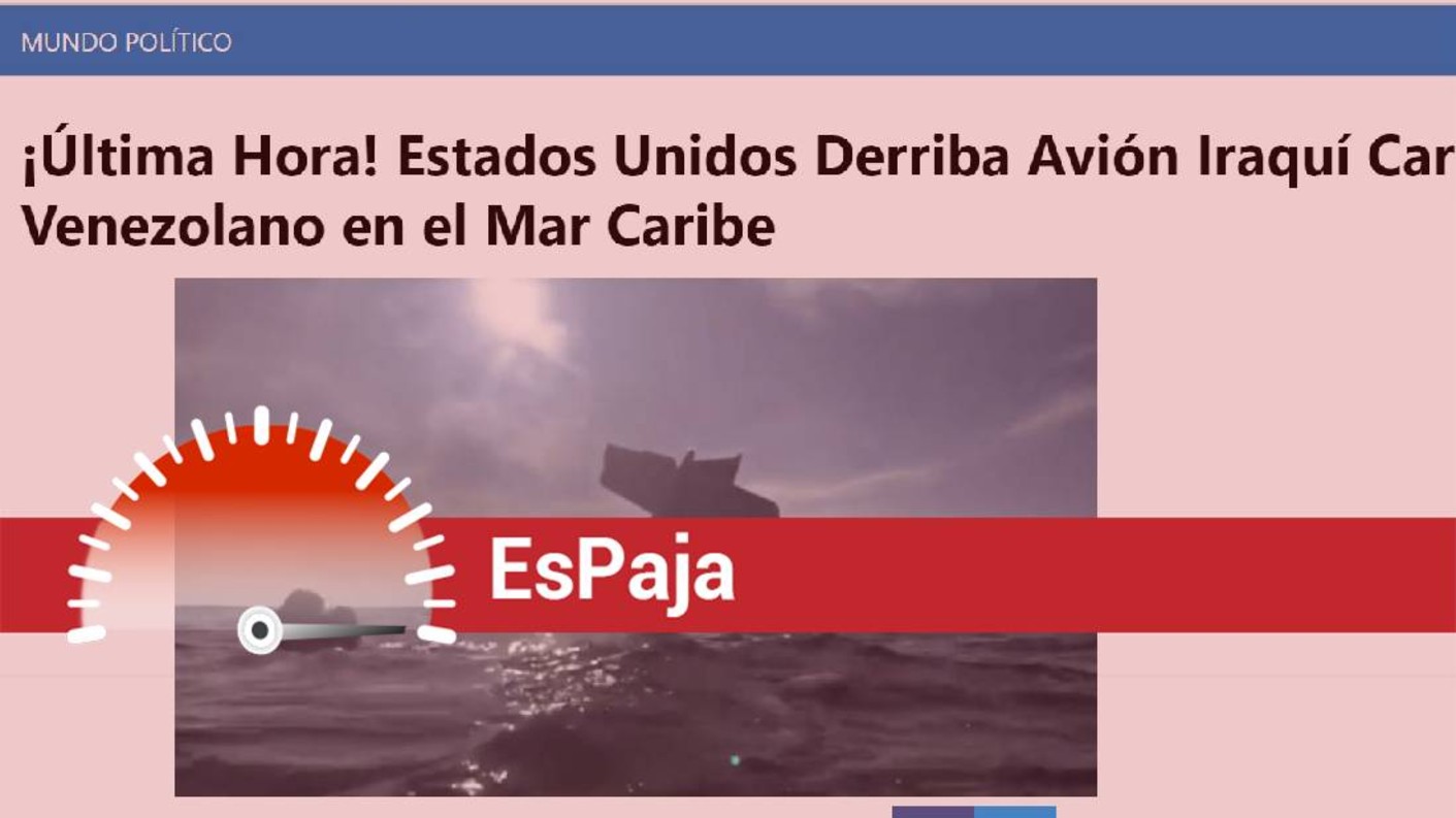 EsPaja | ¿EEUU derribó un avión iraquí que transportaba oro venezolano?