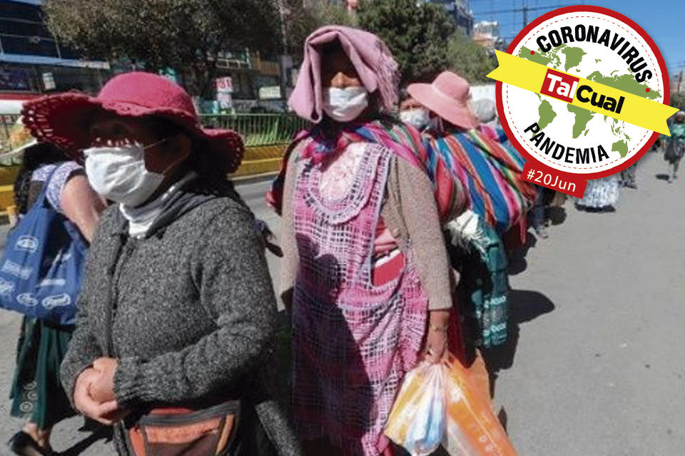 Siguen subiendo las muertes diarias por coronavirus en Bolivia
