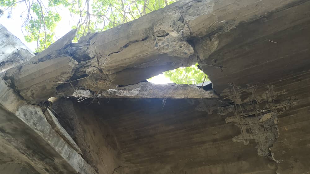 techo de la UCV se fracturó