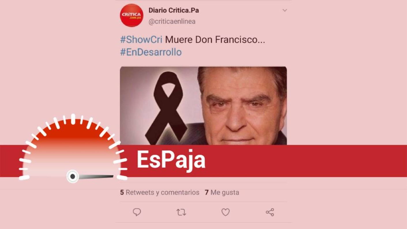 EsPaja ¿Falleció el presentador de televisión Don Francisco? EsPaja ¿Falleció el presentador de televisión Don Francisco?