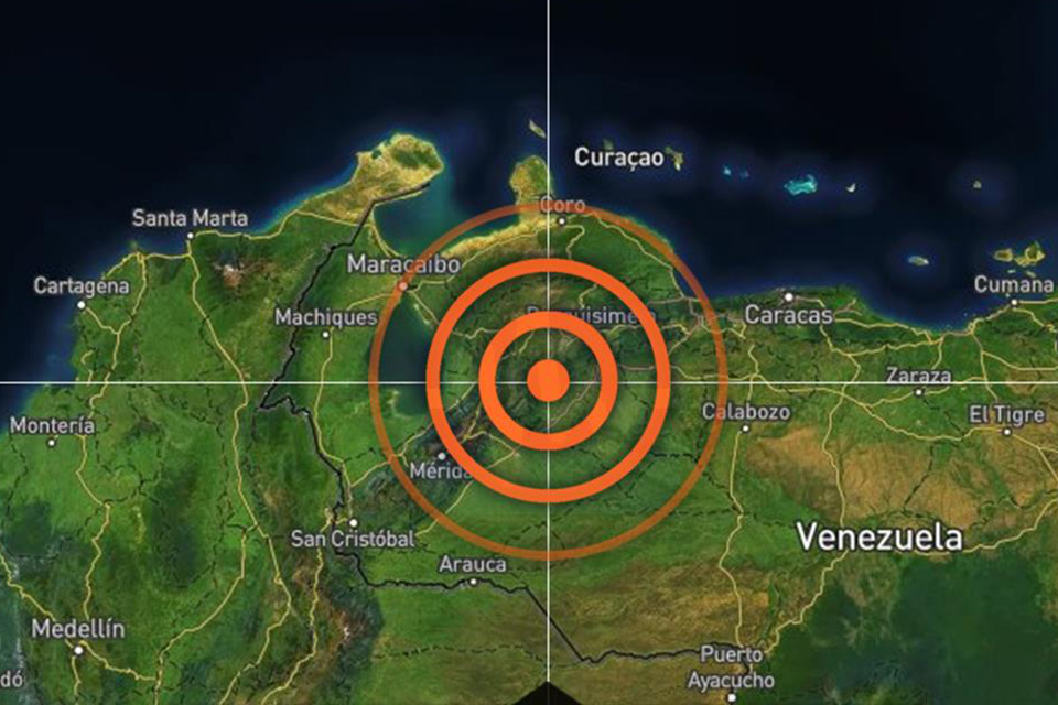 Reportan temblor de 5.2 en varias regiones de Venezuela