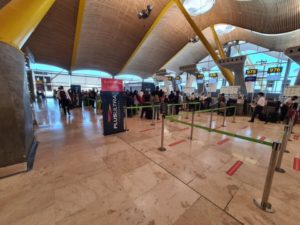 Barajas España venezolanos varados