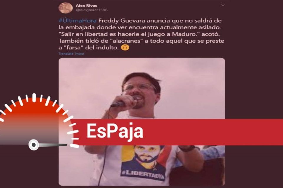 Freddy Guevara EsPaja