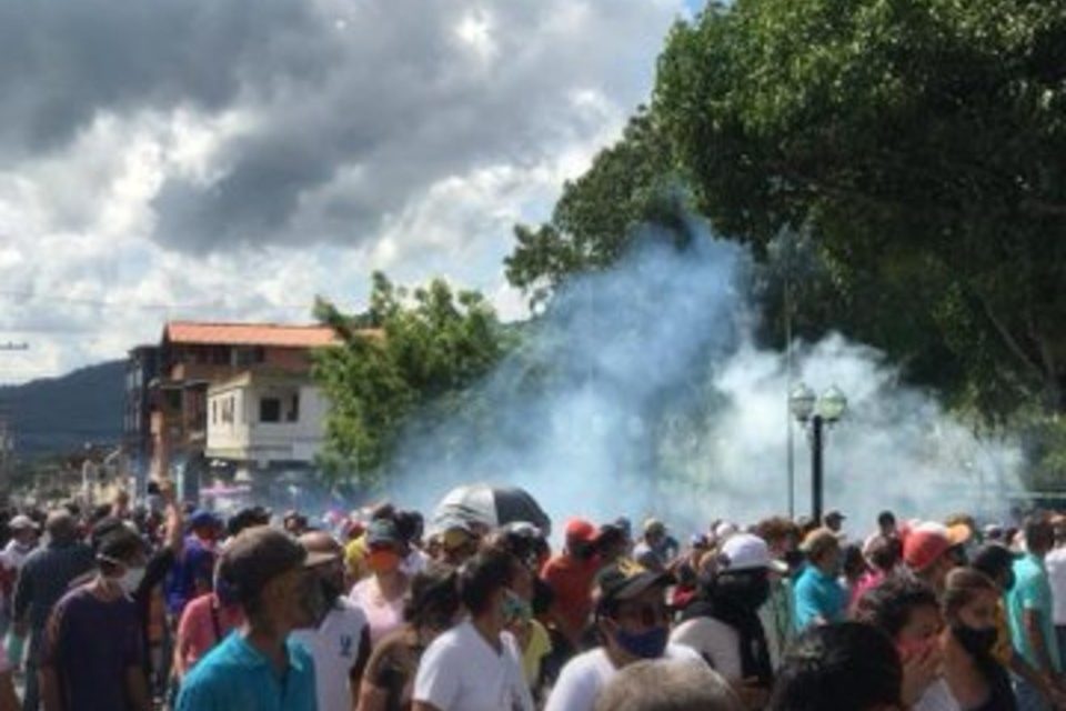 Represión- protesta Chivacoa Yaracuy 23.09.2020 servicios públicos septiembre