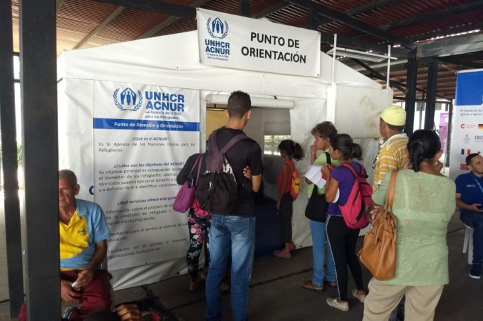 Acnur migrantes venezolanos Colombia